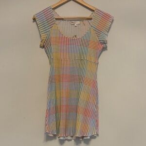 LOVESHACKFANCY KNIT MINI DRESS- medium